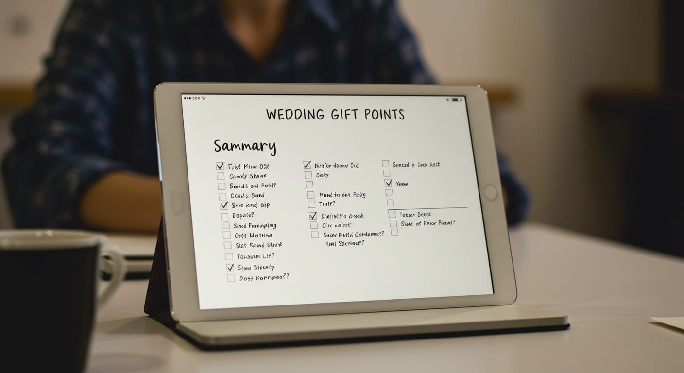 結婚式の引き出物についてのポイントやマナーを総括し、実践に役立てるための総まとめ