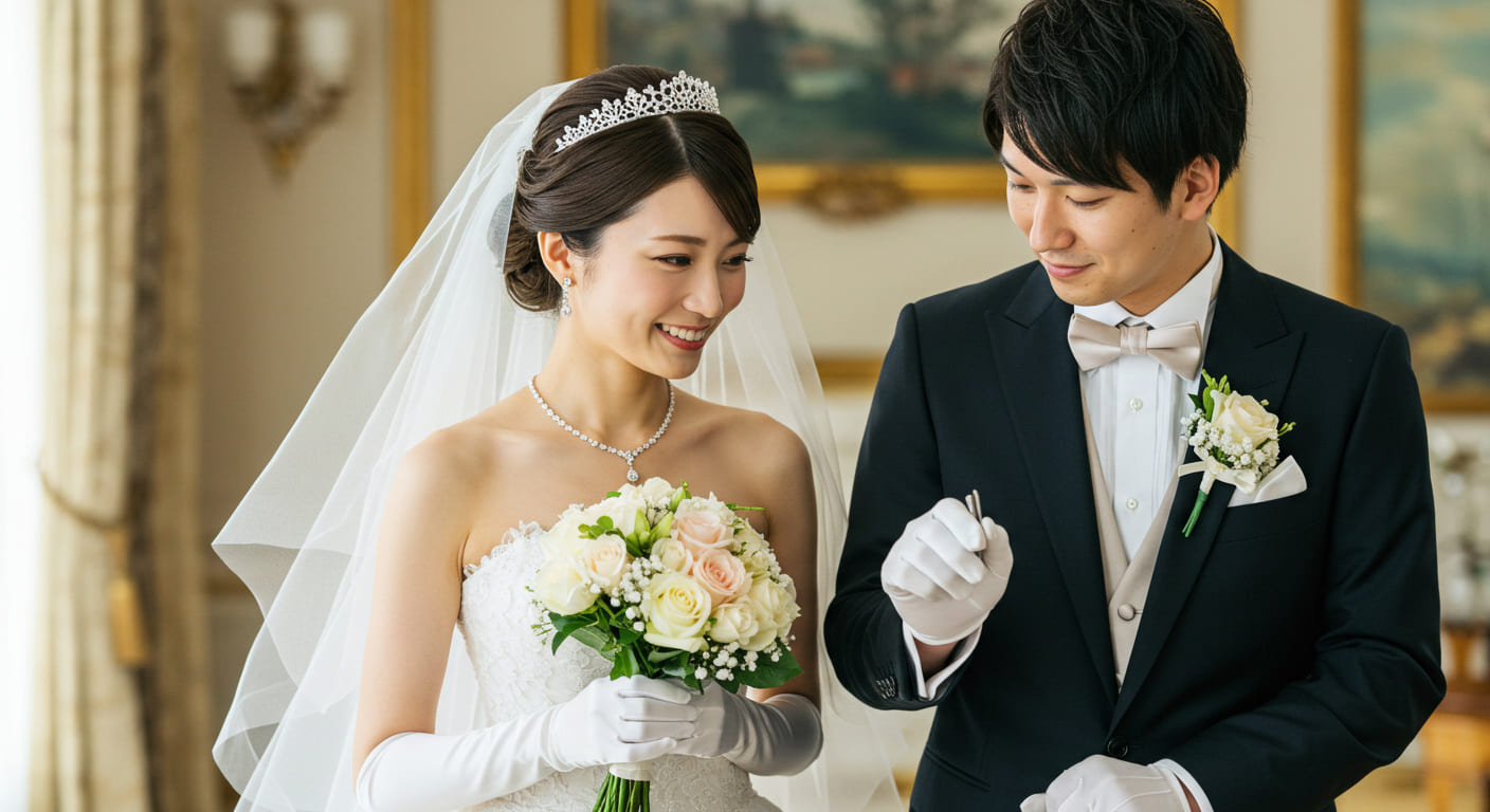 引き出物宅配に関する疑問点をまとめたQ&A形式の資料とスマートフォン画面、利用者の不安を解消するサポート体制の充実ぶり