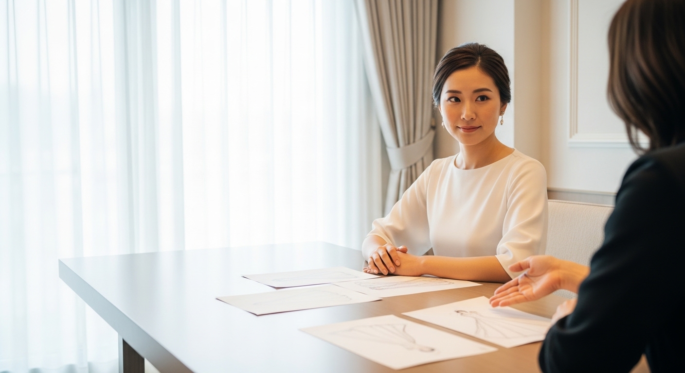 自宅でギフトを開封して喜ぶ若い夫婦の幸せそうな表情