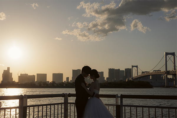 10.お台場海浜公園 前撮り 夜景 詳細ギャラリー