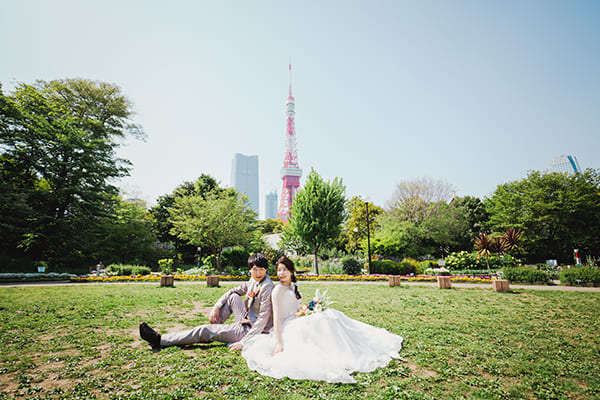 区立芝公園 前撮り 東京タワー おすすめポイント