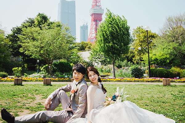 2.区立芝公園 前撮り 東京タワー2 詳細ギャラリー