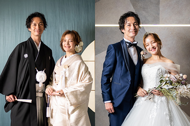 和装と洋装の両方で撮影！贅沢プラン