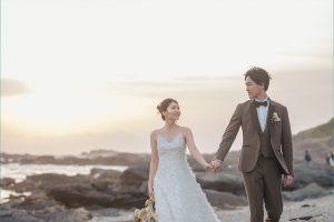 城ヶ島　前撮り　スポット　海岸　東京でのロケーションフォト