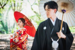 前後の遠近感ショット　東京でのロケーションフォト１４