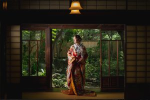 旧安田楠雄邸でのロケーションフォト１