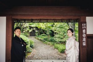 目白庭園でのロケーションフォト１
