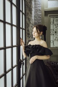 セルフフォトウェディング衣装　カラードレス４　東京でのセルフフォト撮影ならプラチナフォトスタジオ