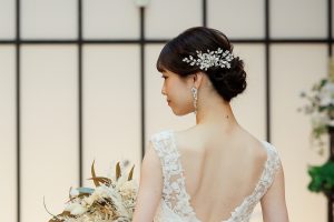 セルフ前撮り 髪型アレンジ特集６　東京でのセルフフォトウェディングならプラチナフォトスタジオ