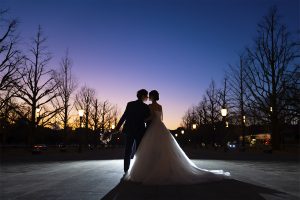フォトウェディングおすすめ25選　シルエットショット　東京でのフォトウェディングならフォトウェディングスタイル