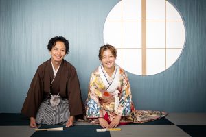 格安前撮り　セルフ和装　和装セルフ　本格セルフ　東京でのセルフフォトウェディングならプラチナフォトスタジオ