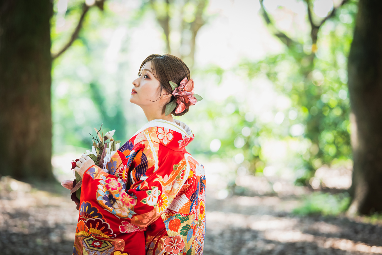 和装前撮り 和装髪型 和装ヘアメイク 東京での前撮りならフォトウェディングスタイル