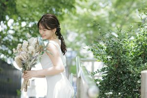 東京前撮り　洋装ヘアメイク　東京での前撮りならフォトウェディングスタイル