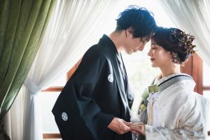 和装前撮り 和装髪型 和装ヘアメイク 東京での前撮りならフォトウェディングスタイル