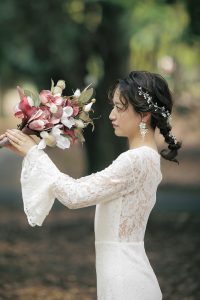 東京前撮り　洋装ヘアメイク　東京での前撮りならフォトウェディングスタイル