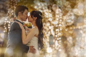 東京前撮り　東京駅　丸の内イルミネーション　東京での前撮りならフォトウェディングスタイル