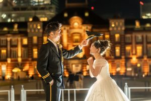 東京前撮り　東京駅　東京での前撮りならフォトウェディングスタイル