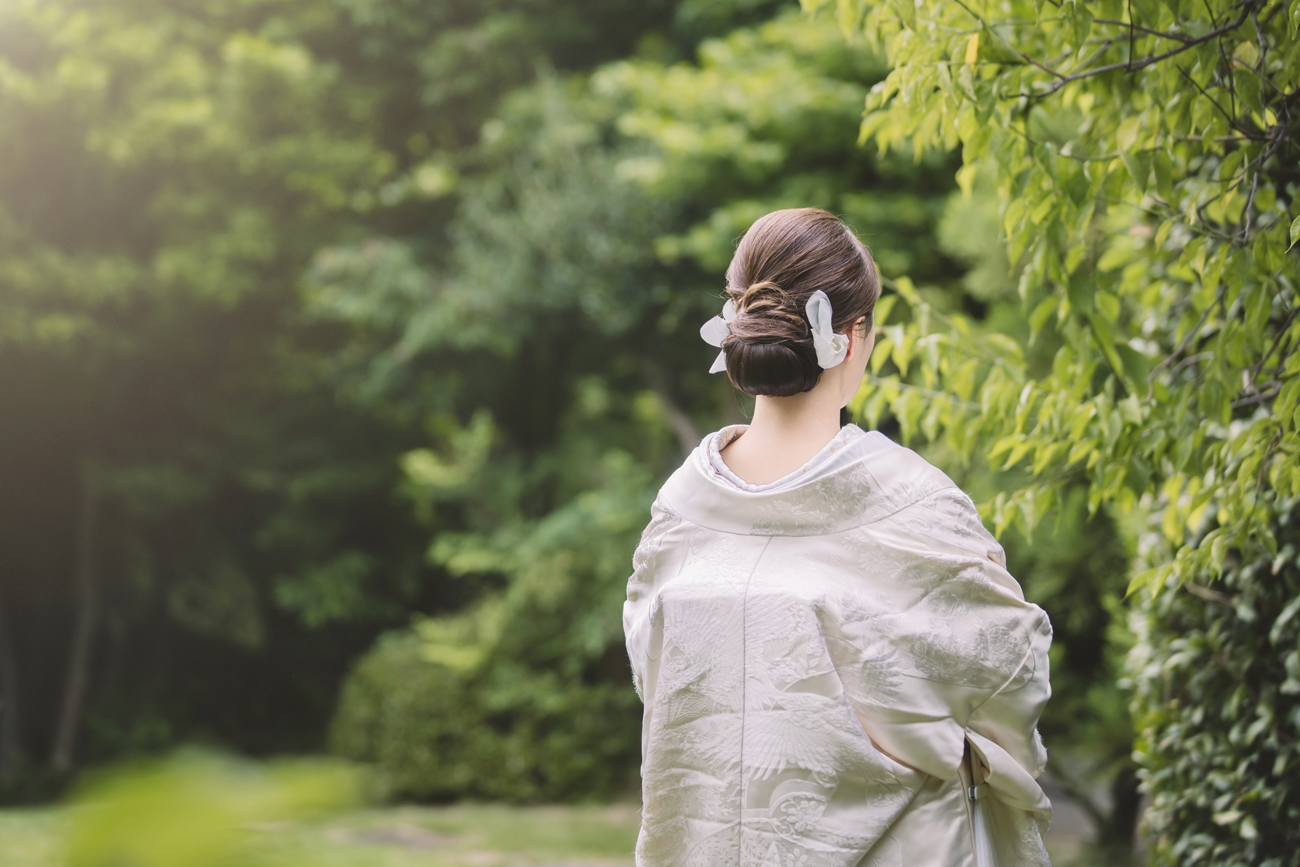 和装前撮り　和装髪型　和装ヘアメイク　東京での前撮りならフォトウェディングスタイル