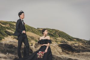 東京前撮り　海ロケーション　ポーズ集　東京での前撮りならフォトウェディングスタイル