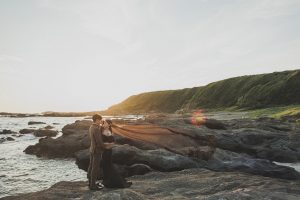 東京前撮り　海ロケーション　ポーズ集　東京での前撮りならフォトウェディングスタイル