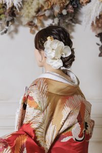 和装前撮り 和装髪型 和装ヘアメイク 東京での前撮りならフォトウェディングスタイル