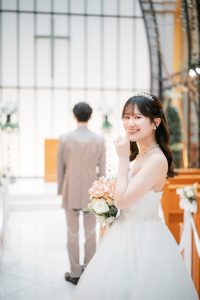 ロケーション撮影 格安前撮り 結婚式 チャペル 東京でのセルフフォトウェディングならプラチナフォトスタジオ