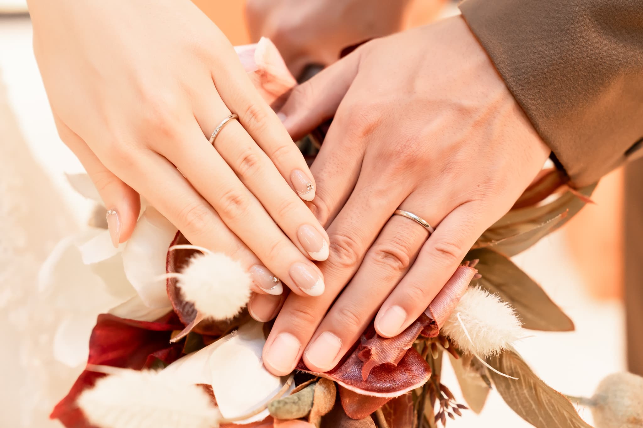 セルフ前撮り　入籍　語呂合わせ　2026年　洋装　指輪　プロポーズ　ブーケ　東京でのセルフフォトウェディングならプラチナフォトスタジオ