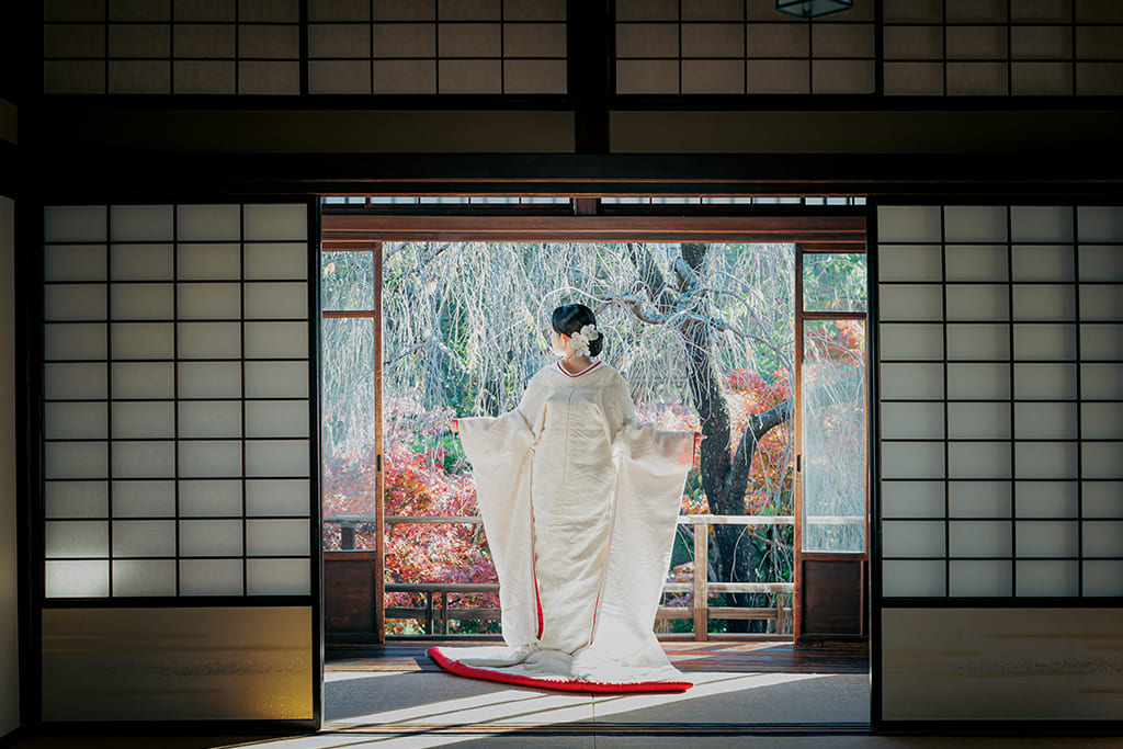 和装×邸宅で叶えた、理想以上の前撮り