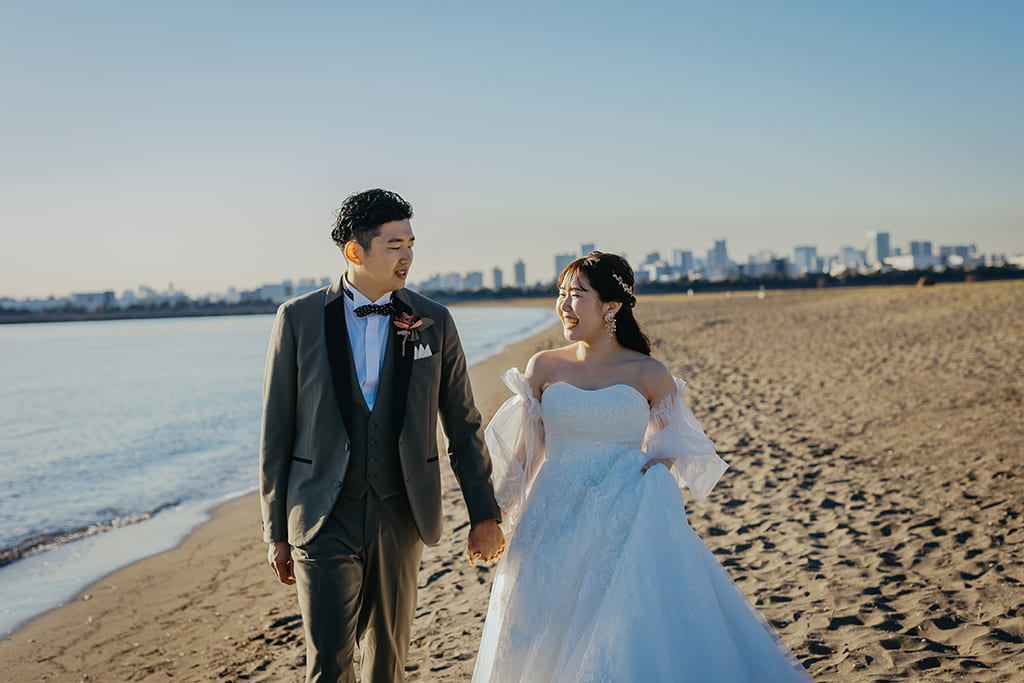 森と海で叶えた、理想以上の前撮り体験