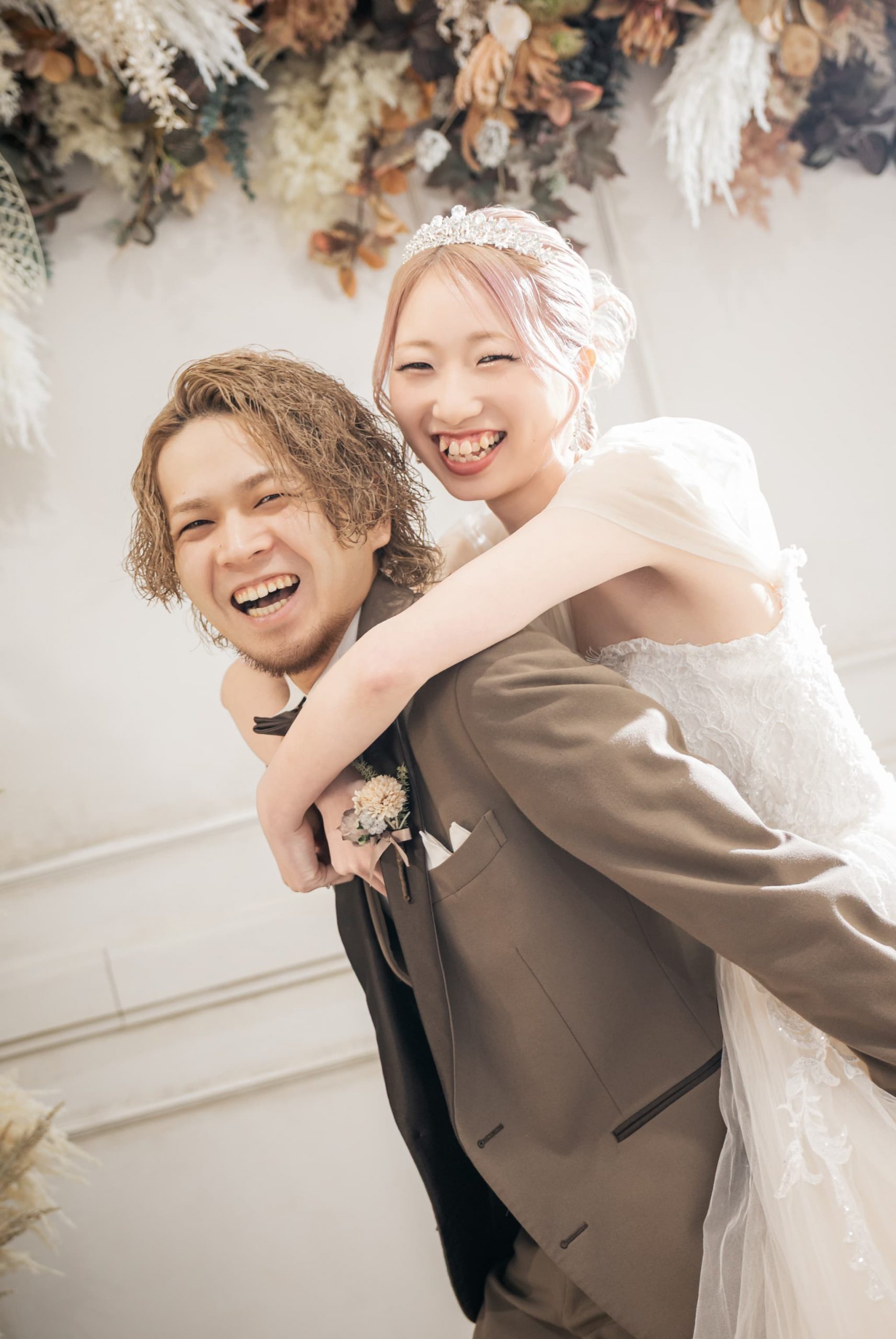 セルフ前撮り　スタジオ　洋装　ドレス　東京でのセルフフォトウェディングならプラチナフォトスタジオ