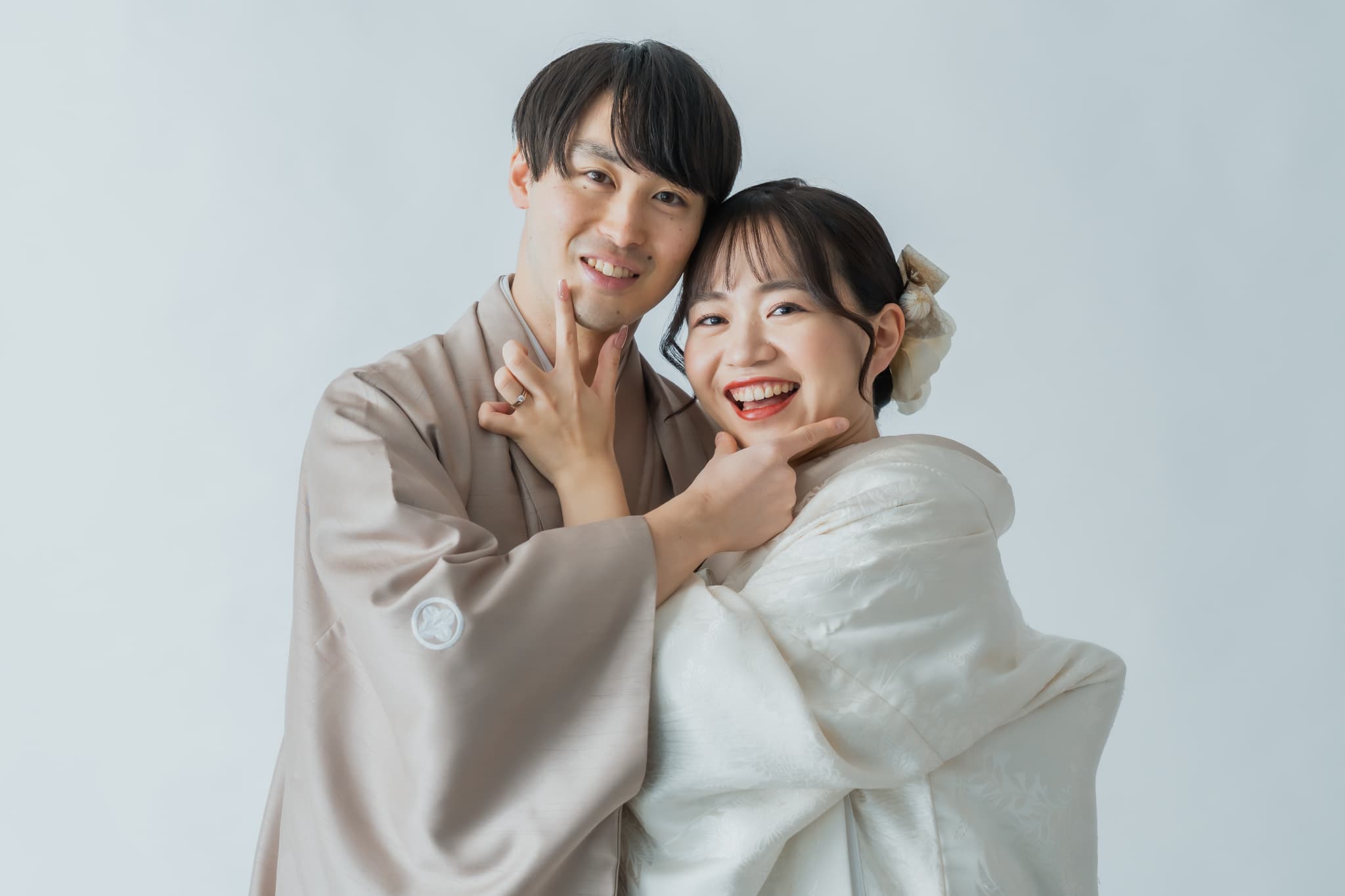 セルフ前撮り　スタジオ　和装　白無垢　東京でのセルフフォトウェディングならプラチナフォトスタジオ