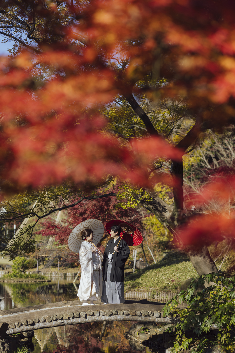 紅葉前撮り 和装前撮り 和装フォトウェディング