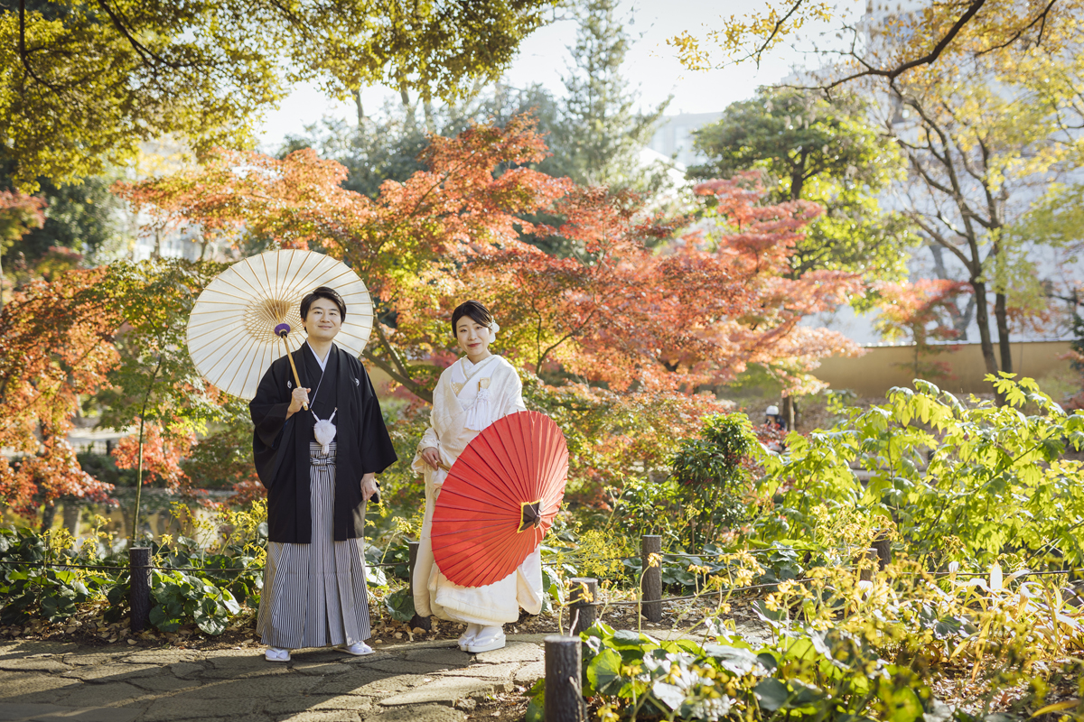 紅葉前撮り 和装前撮り 和装フォトウェディング