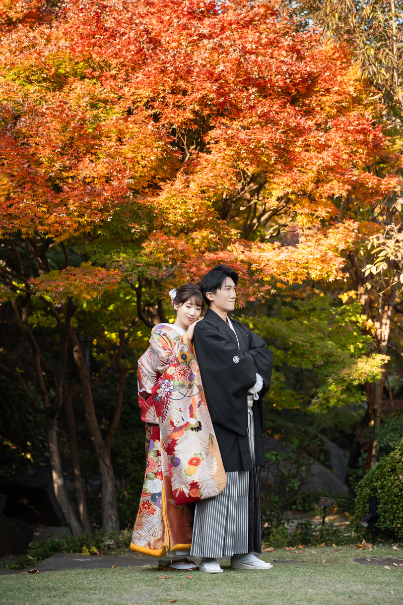 紅葉前撮り 和装前撮り 和装フォトウェディング