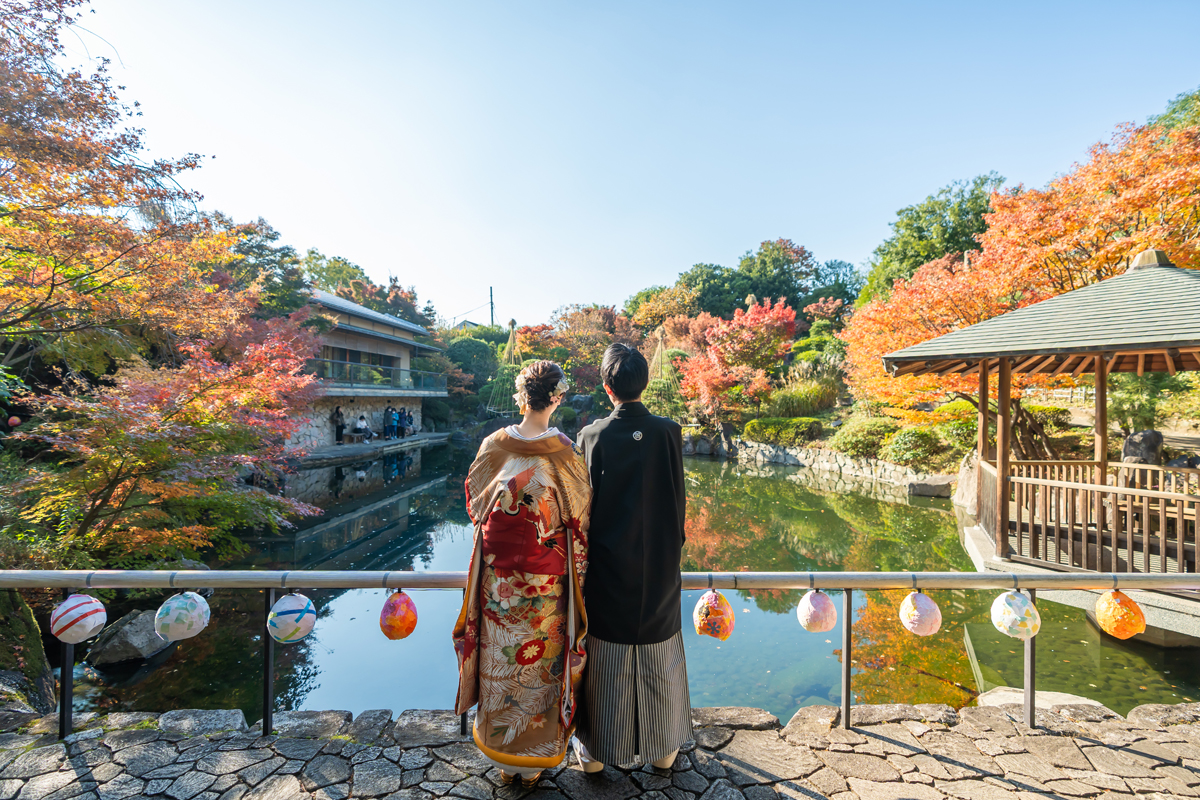 紅葉前撮り 和装前撮り 和装フォトウェディング